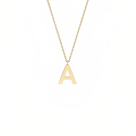 Single Initial Necklace