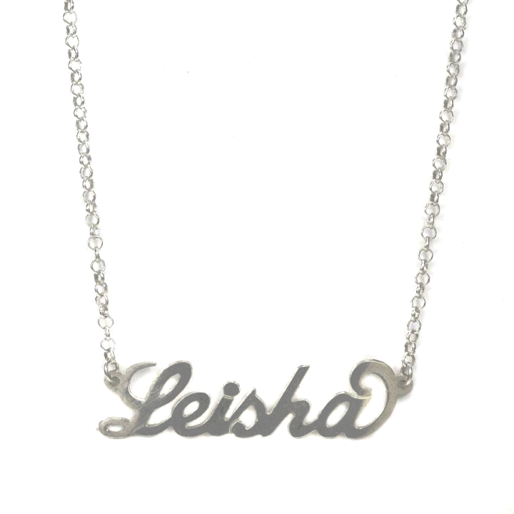 Sterling Silver Name Necklace by Prime & Pure Australia