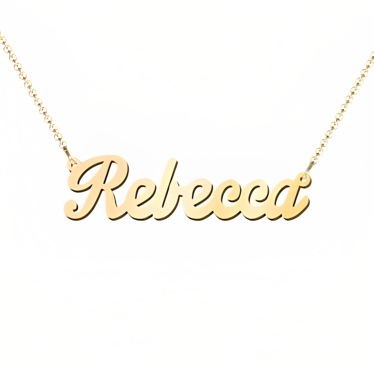 Gold Name Chain Necklace By Prime & Pure Australia