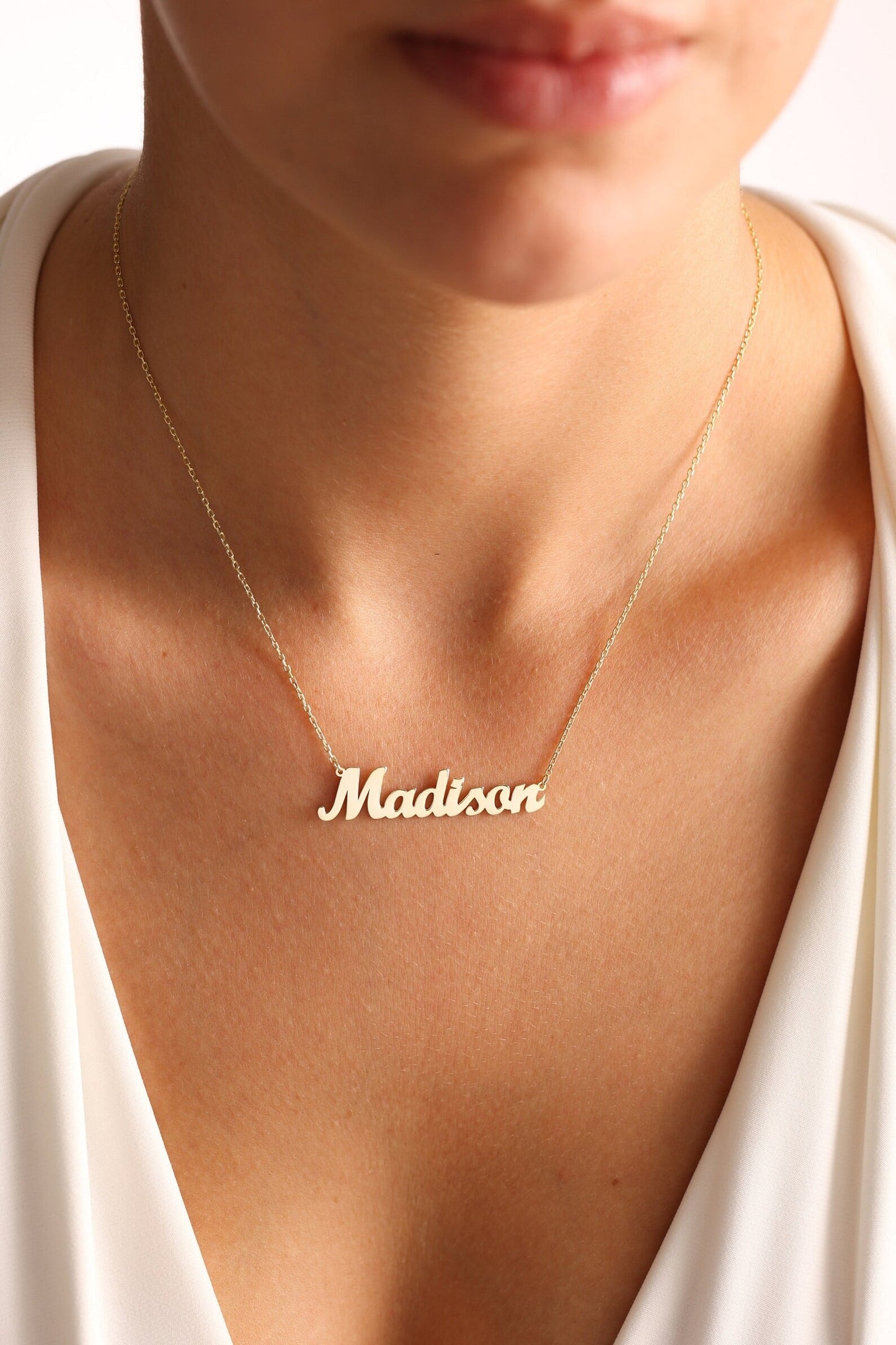 Gold Name Chain Necklace By Prime & Pure Australia