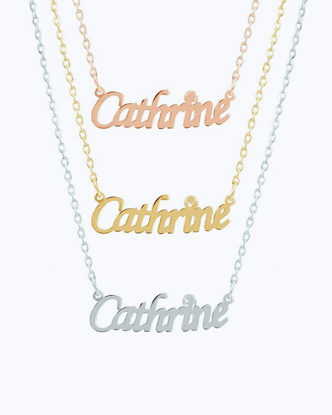 Script Name Necklace