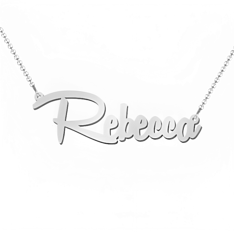 Sterling Silver Name Necklace by Prime & Pure Australia